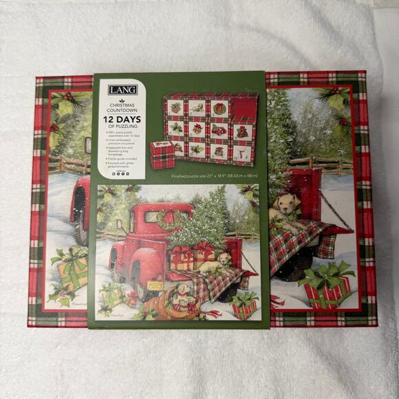 Lang Other - LANG Santa’s Truck Christmas Countdown Puzzle 12 Days Advent NEW Sealed 2022